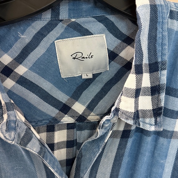 Rails Plaid Button Down Shirt size L - Picture 2 of 7